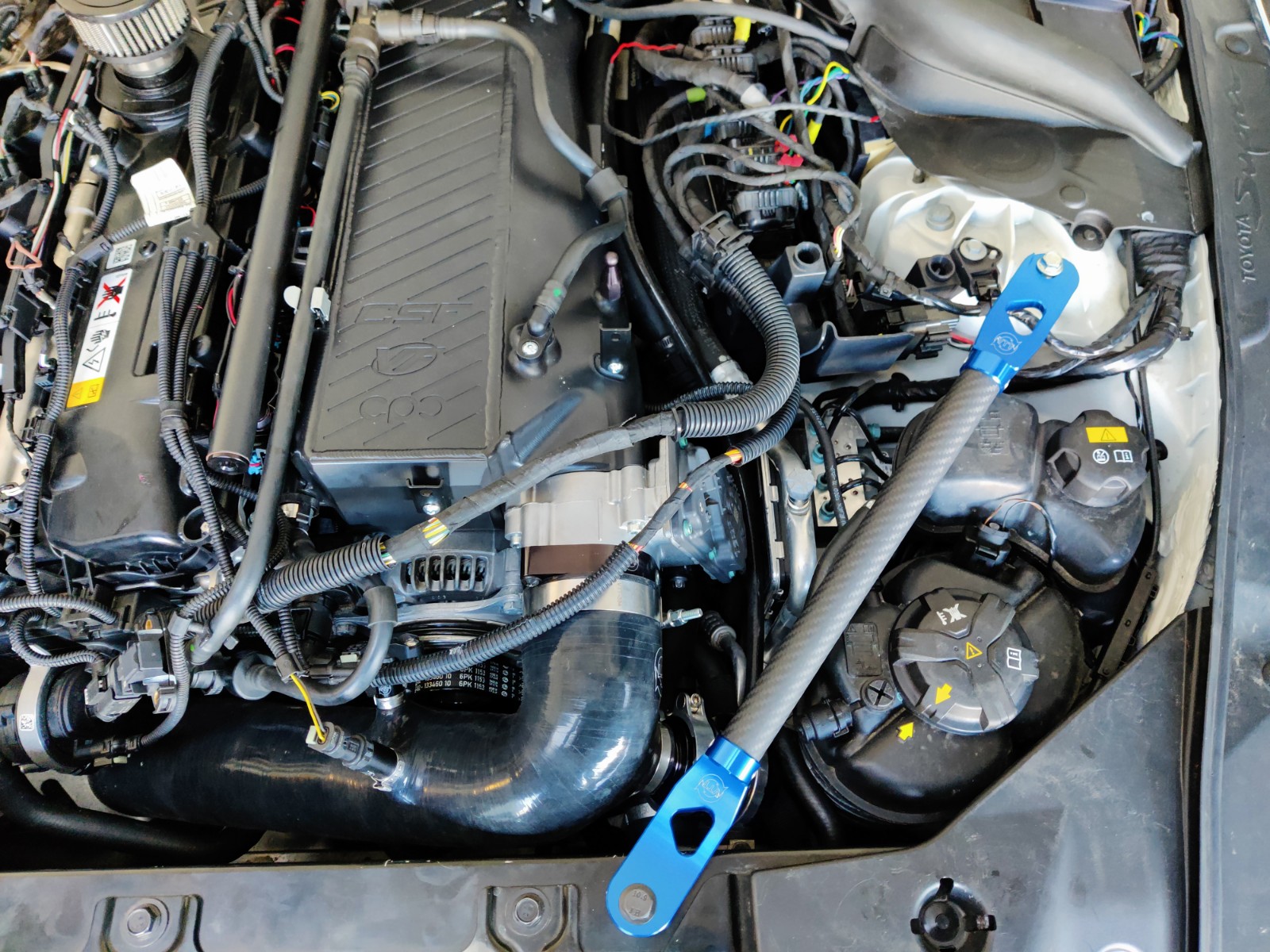 Toyota Supra A90/91 Carbon Fiber Strut Braces - Image 13