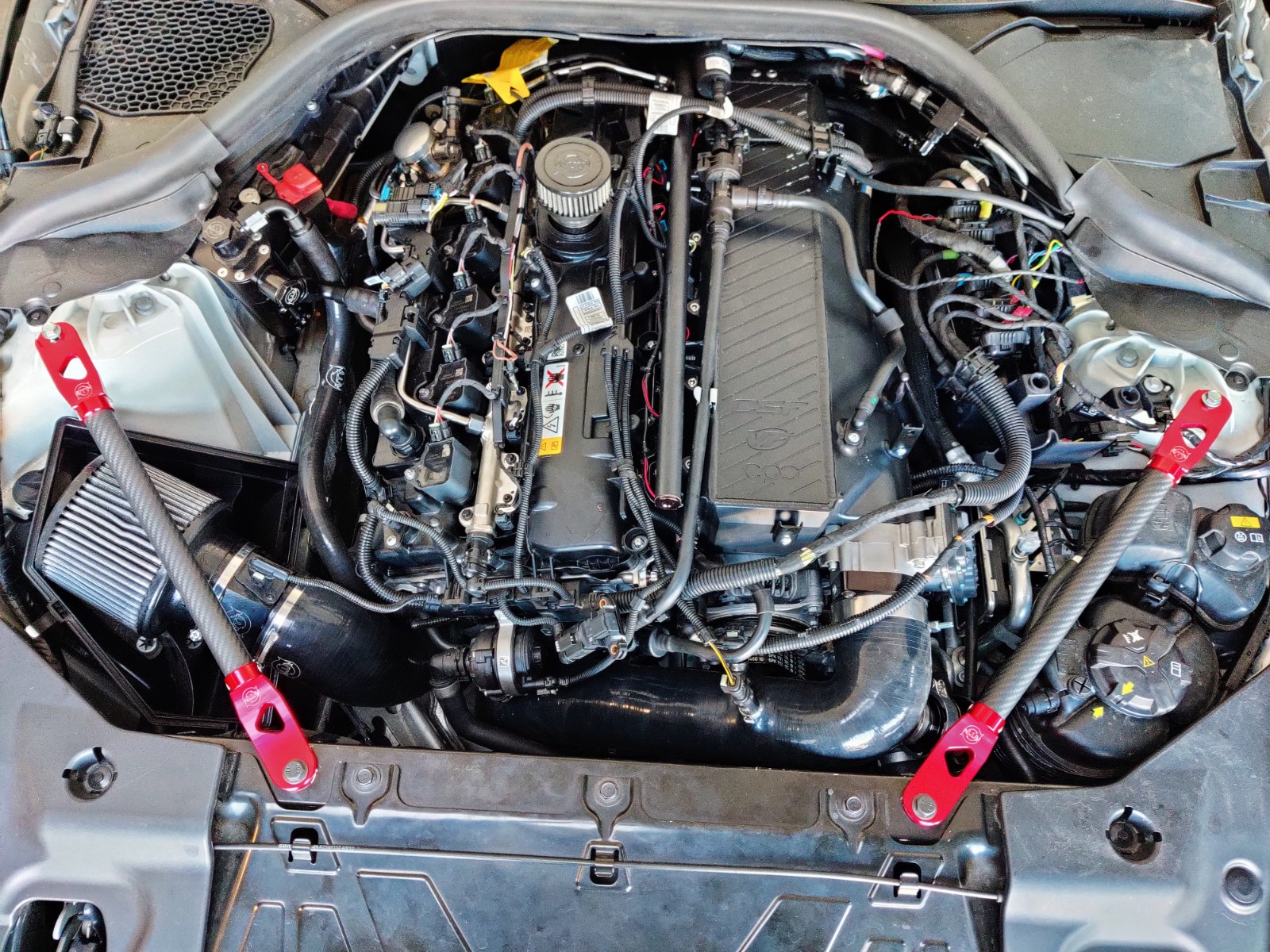 Toyota Supra A90/91 Carbon Fiber Strut Braces - Image 11