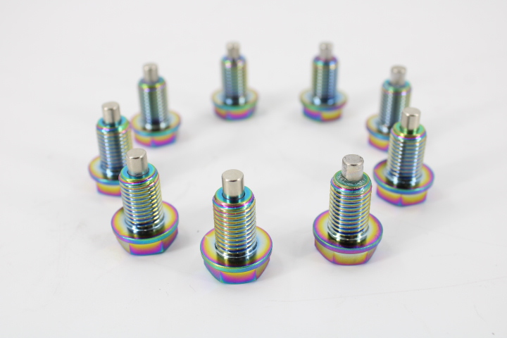VTT Burnt Titanium Magnetic Oil Drain Plugs M12x1.5 - Image 3