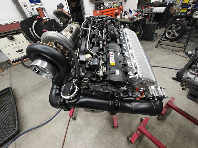 VTT-FAB B58 Factory Control EWG Top Mount Single Turbo kit - Image 7