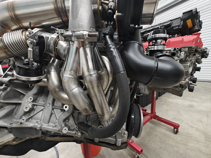 VTT-FAB B58 Factory Control EWG Top Mount Single Turbo kit - Image 3